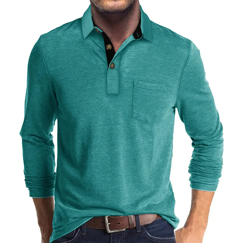 Jörg™ | Men's long-sleeved shirt with buttons
