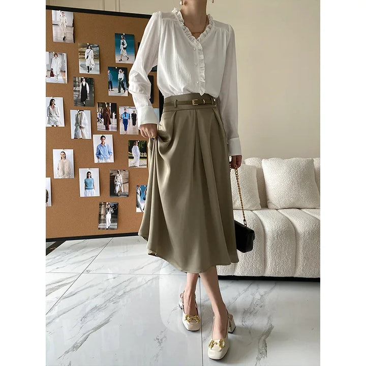 Élodie – Classic French Button-Up Blouse