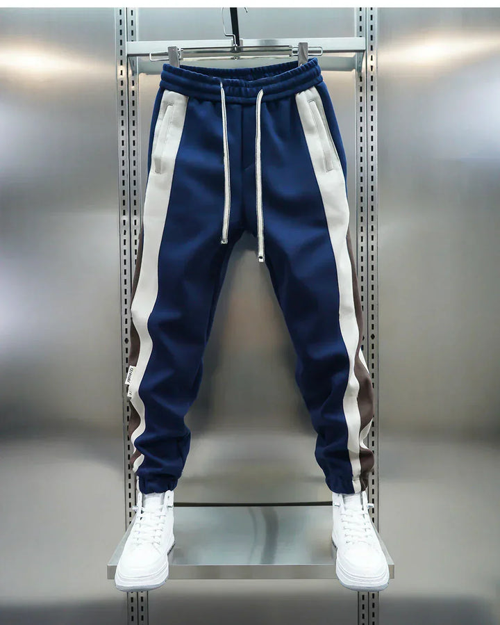 Trendy Contrast Stripe Trousers