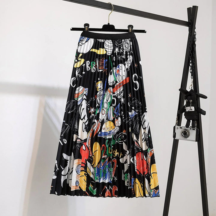 Mouse House Maxi Long Skirt