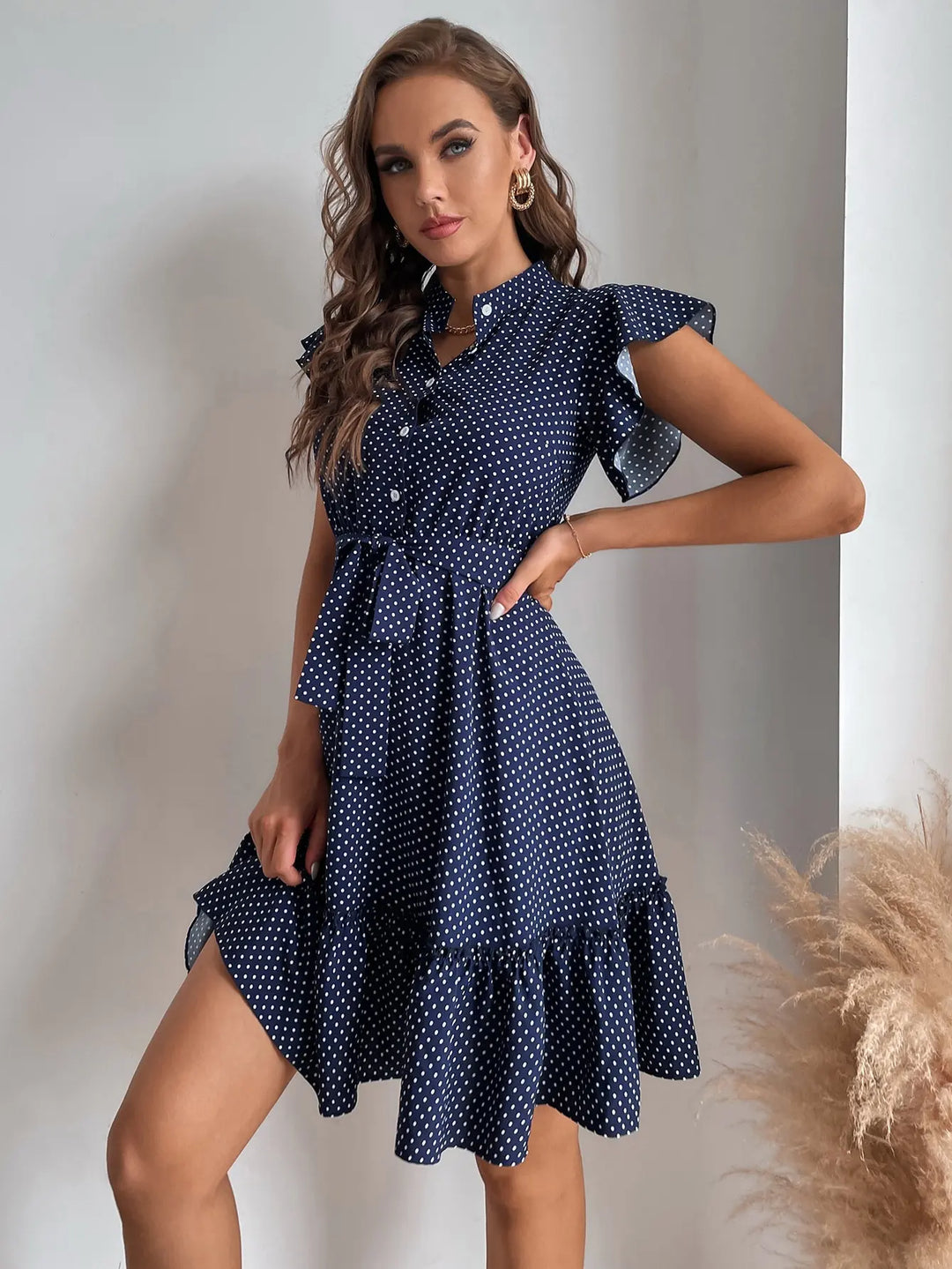Zoe™ - Comfortable Polka Dot Dress