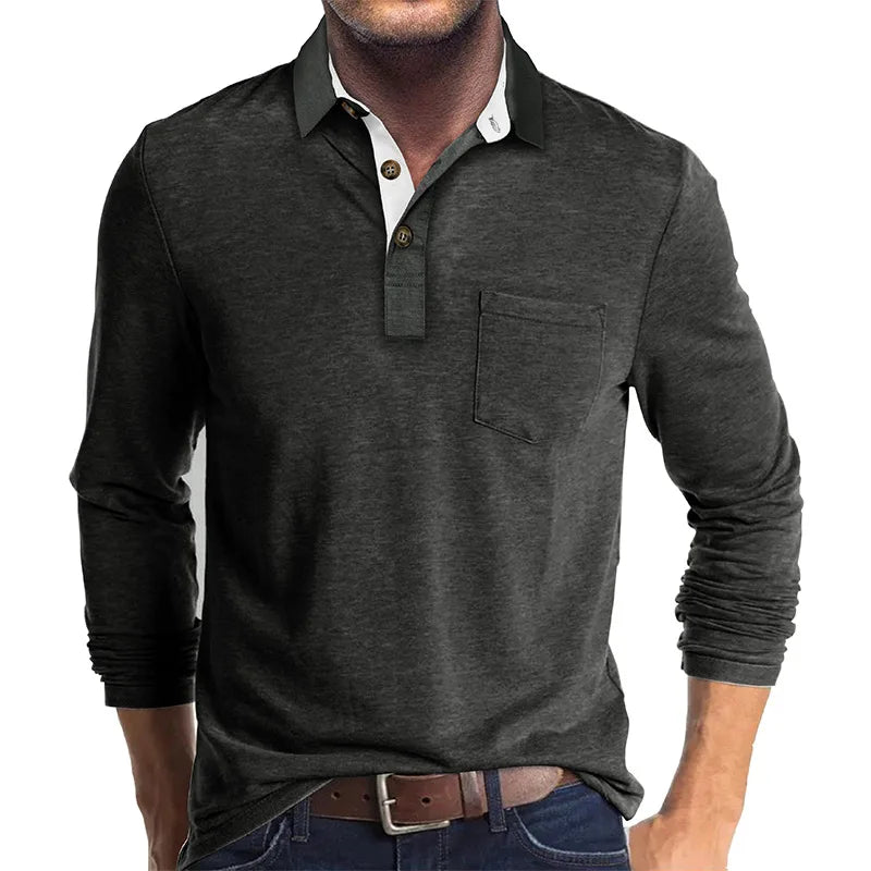 Jörg™ | Men's long-sleeved shirt with buttons