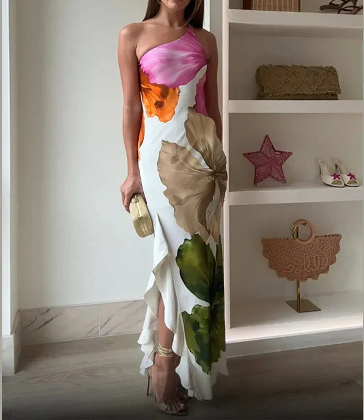 Brielle™ | Elegant Patchwork Maxi Dress