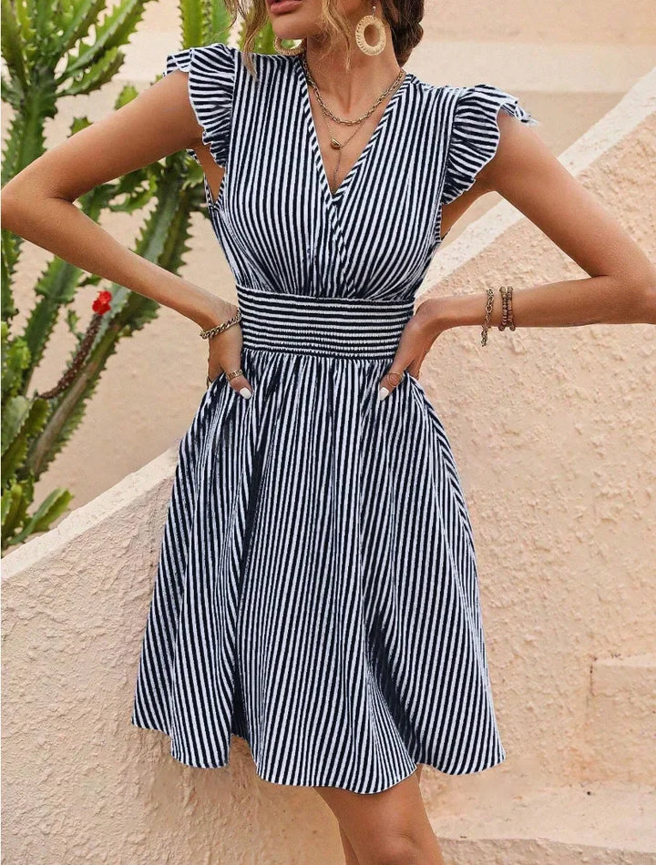 Sophia™ - Stylish Striped Dress
