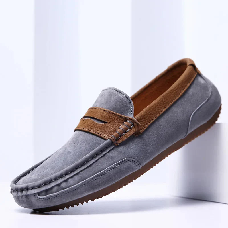LEO - GENUINE SUEDE LOAFERS