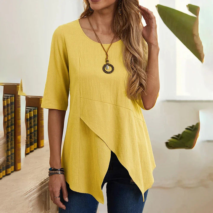 Sophia™ - Comfy Linen Blouse