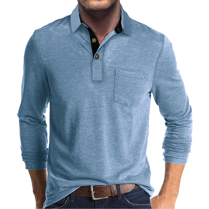Jörg™ | Men's long-sleeved shirt with buttons