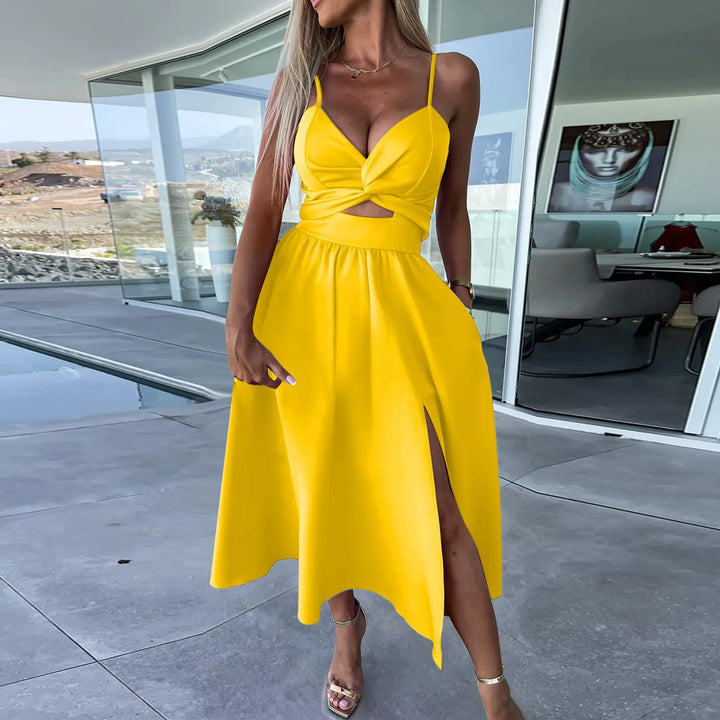 Scarlett™ - Stylish Sleeveless Split Dress