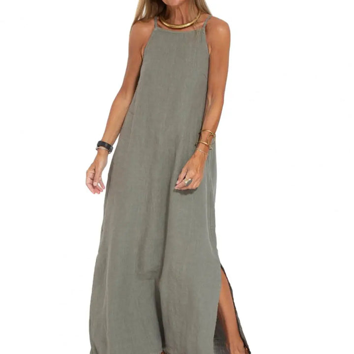 ELEGANCE SHOULDERLESS MAXI DRESS