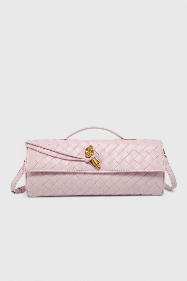 Melanie Clutch with Gold Knot Detail