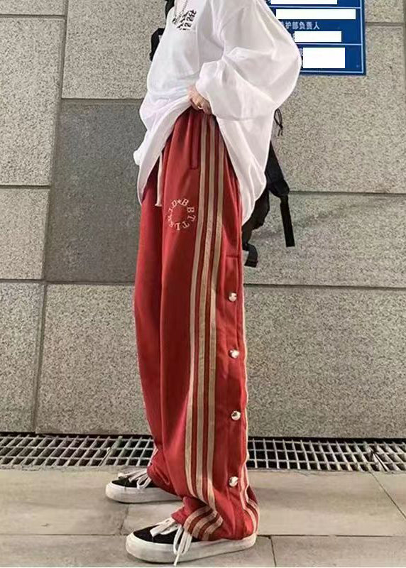 Felix - Stylish Pockets Striped Patchwork Men Pants