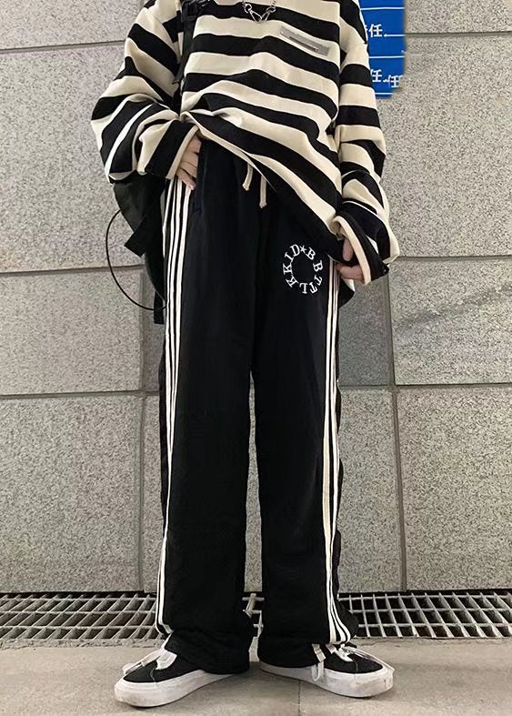 Felix - Stylish Pockets Striped Patchwork Men Pants