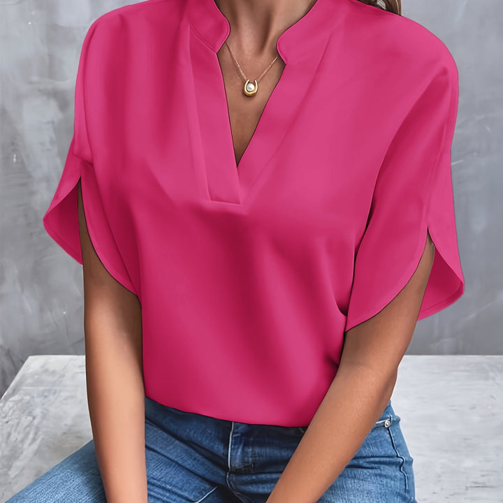Avery™ - Relaxed V-Neck Blouse