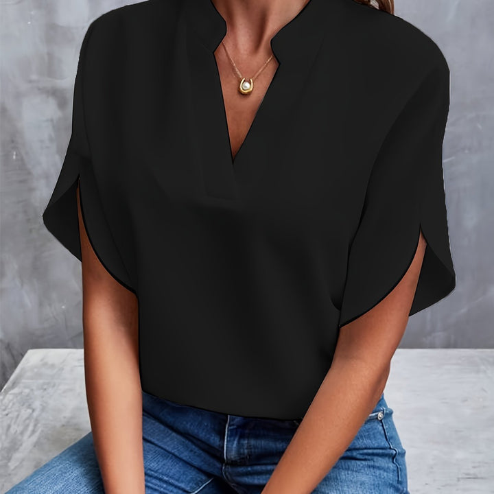 Avery™ - Relaxed V-Neck Blouse