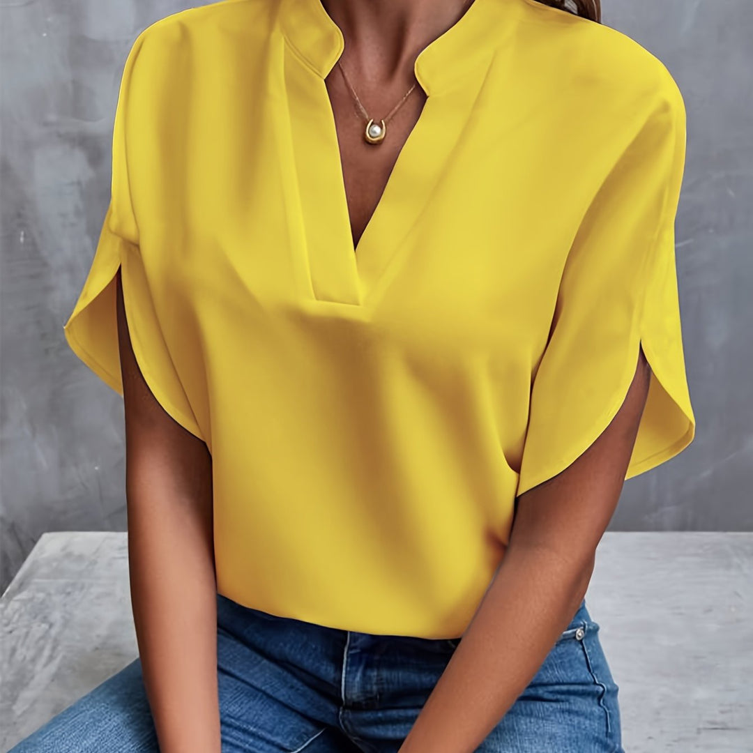 Avery™ - Relaxed V-Neck Blouse