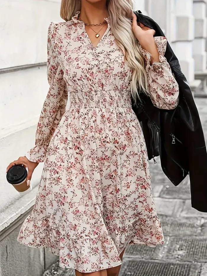 Scarlett™ - Elegant Floral Dress