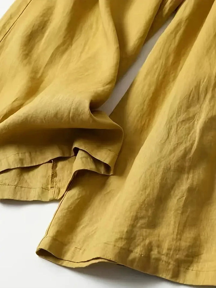 Anina Wide Leg Linen Pants