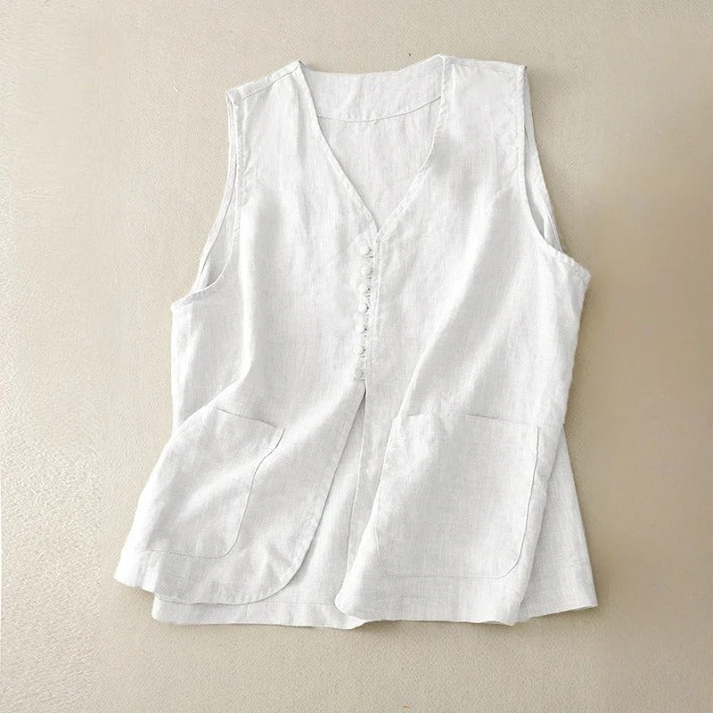 MOANCO LINEN VEST