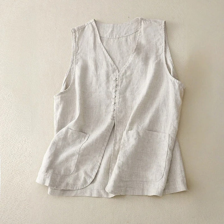 MOANCO LINEN VEST