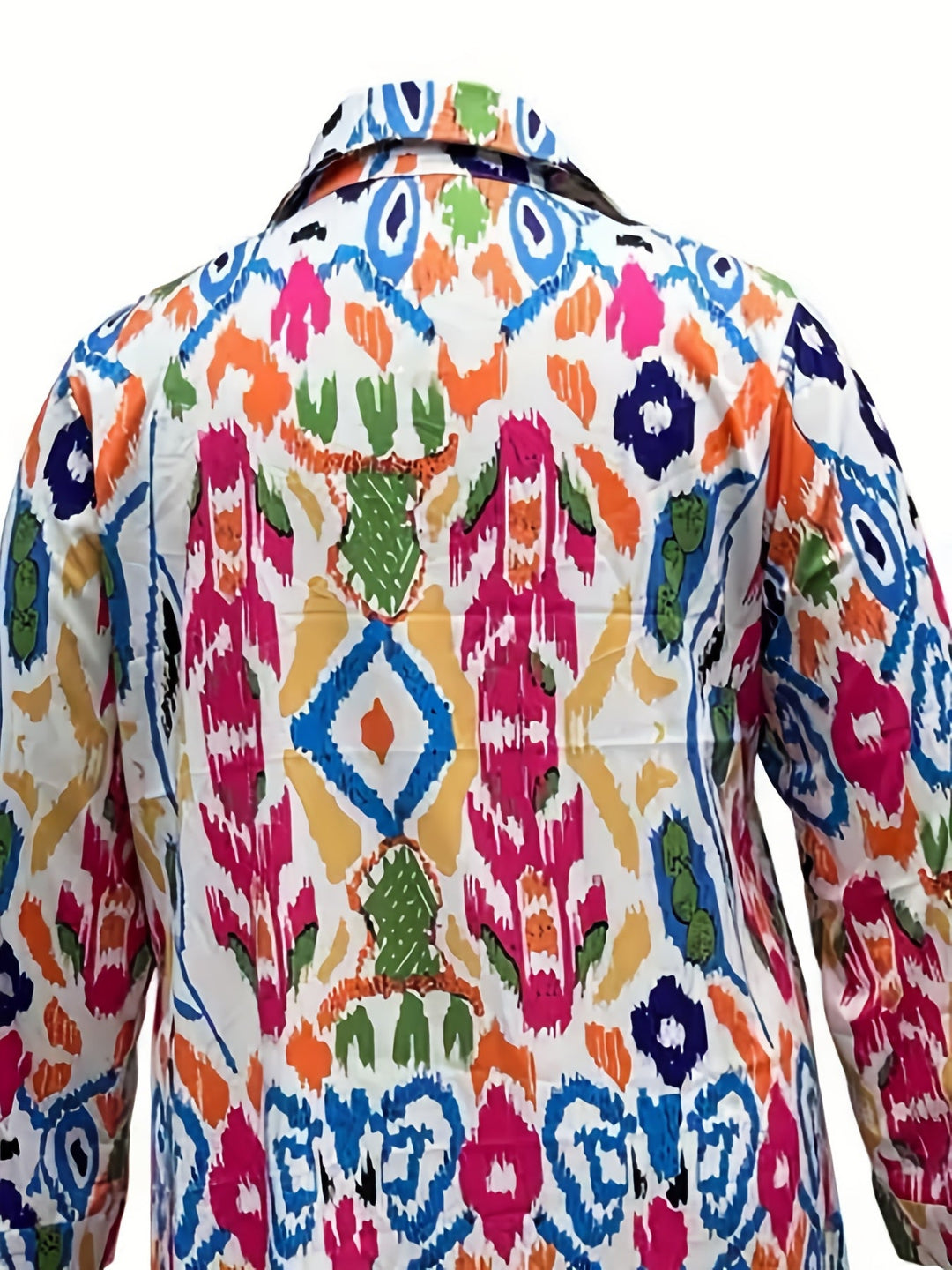 Shannen | Plus Size Geo Shirt Dress