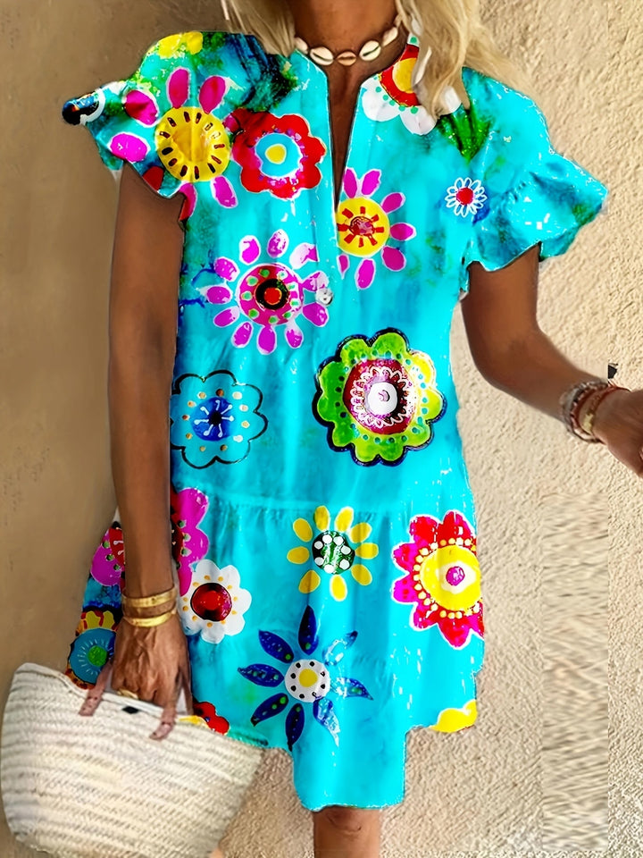 Yamina | Boho Chic Mini Dress