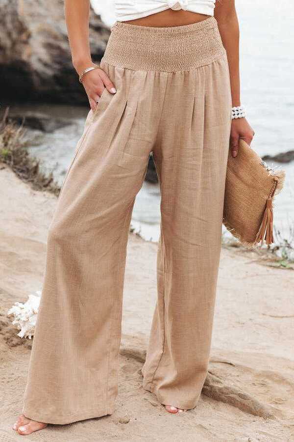 Myrella | CASUAL TROUSERS WITH WIDE LEGS