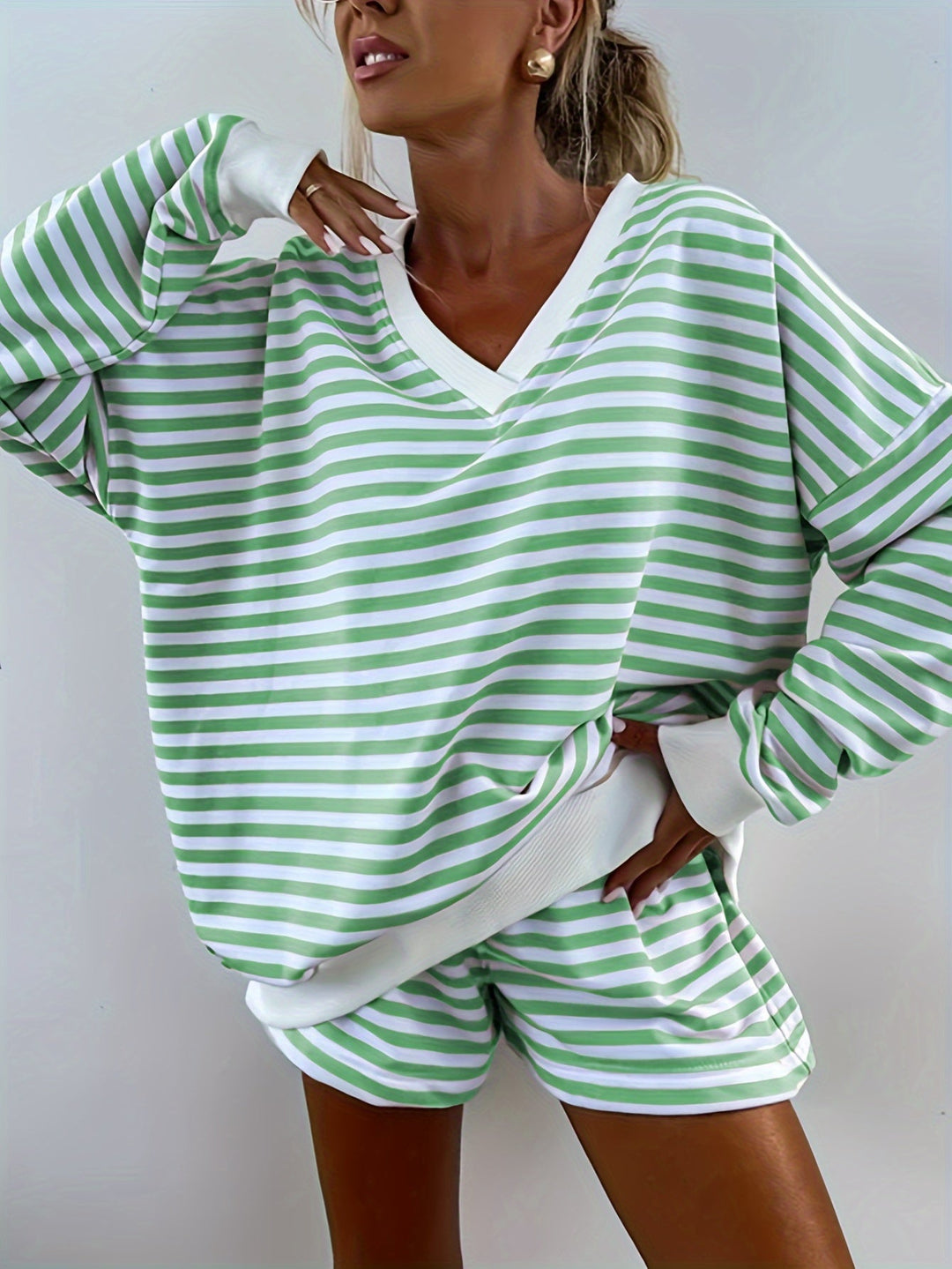 Brooklyn™ – Casual Striped Lounge Set