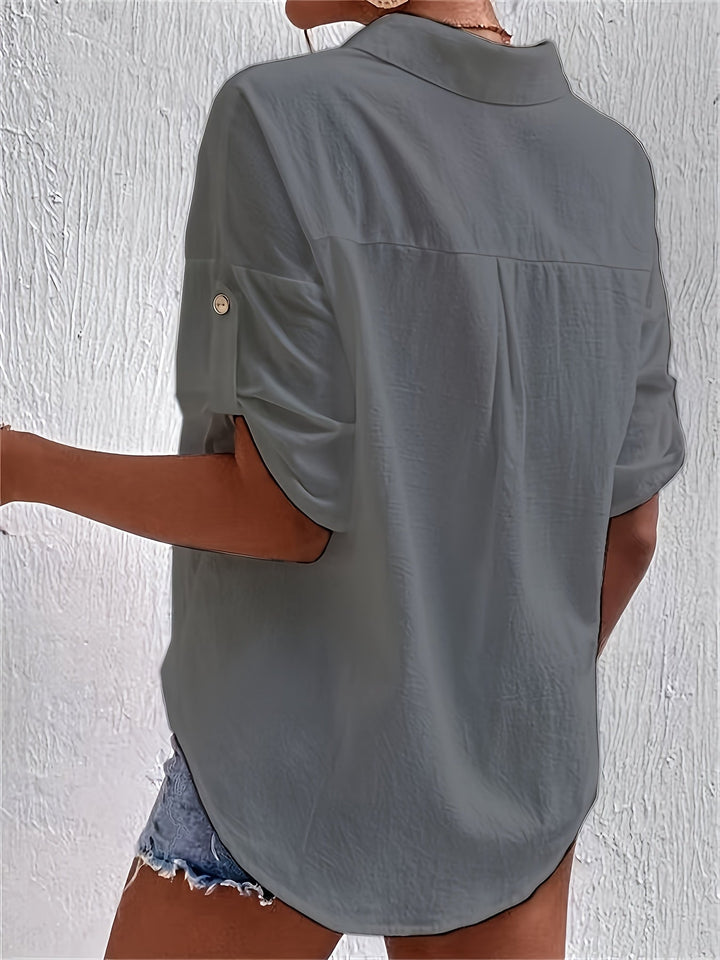 Ellie™ – Casual Linen Shirt