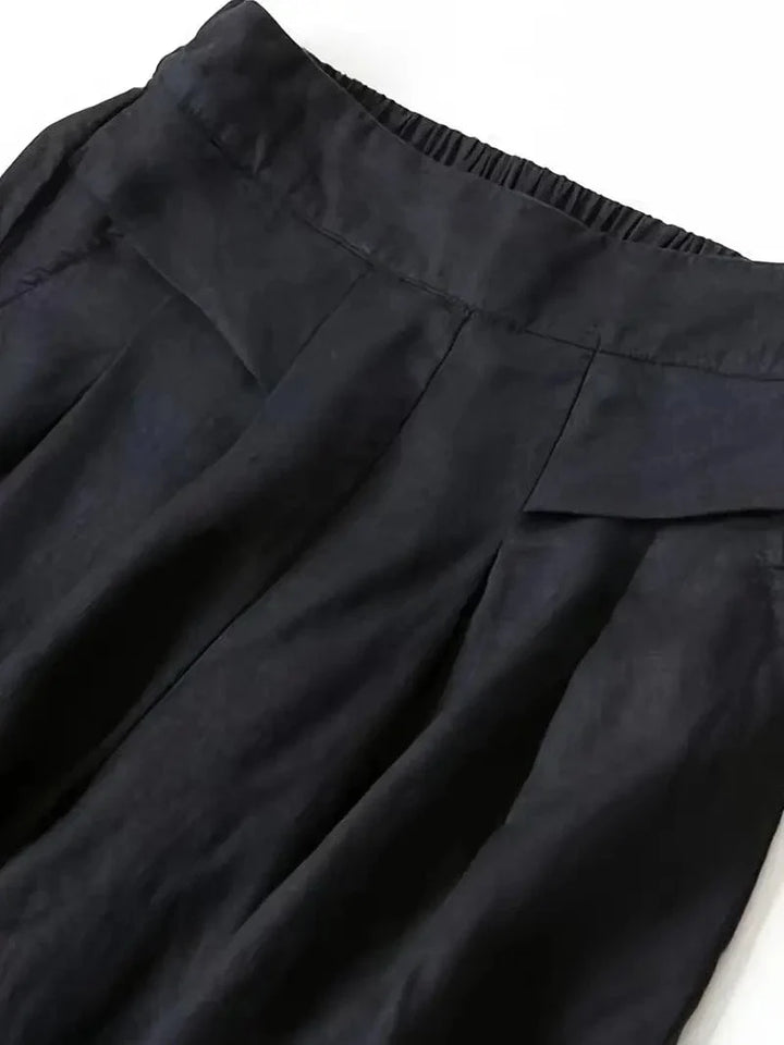 Anina Wide Leg Linen Pants