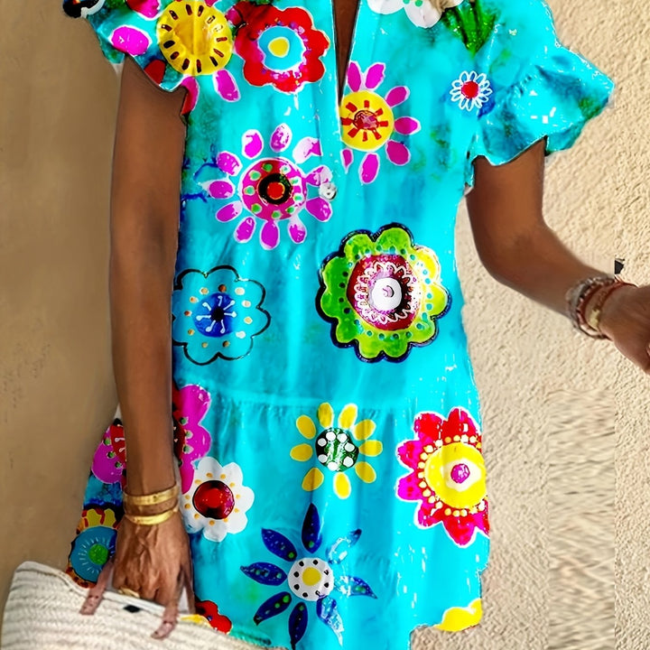 Yamina | Boho Chic Mini Dress