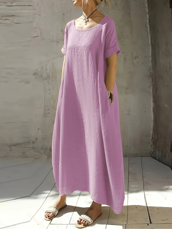 Devina | Elegant Summer Pocket Dress