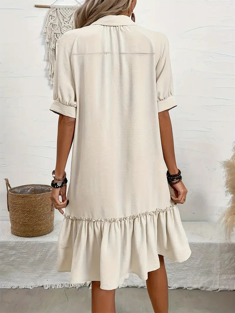 Victoria™ - Elegant Shirt Dress