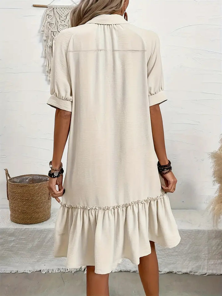 Victoria™ - Elegant Shirt Dress