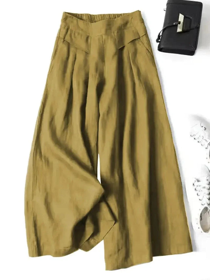 Anina Wide Leg Linen Pants