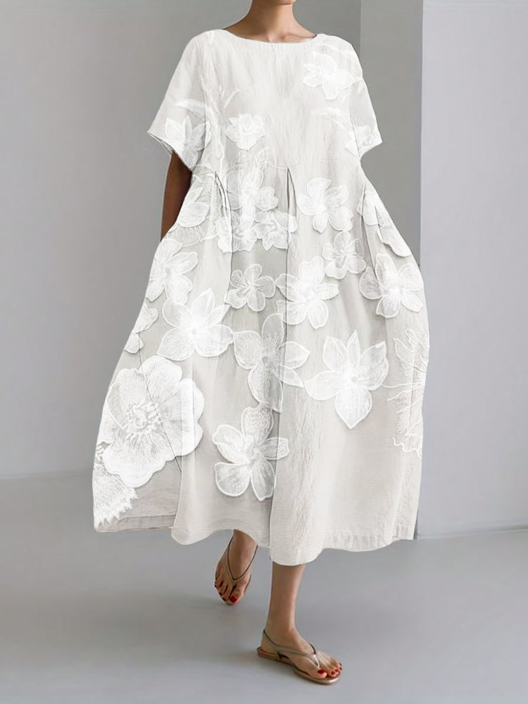 Cirelle™ | Elegant Floral Print Dress