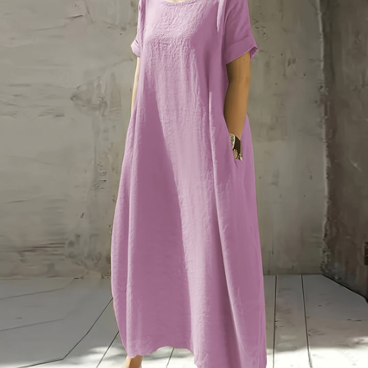 Devina | Elegant Summer Pocket Dress