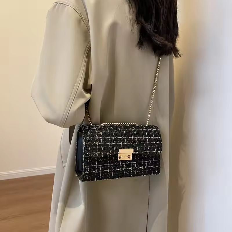 Addison™ - Luxury Plaid Bag
