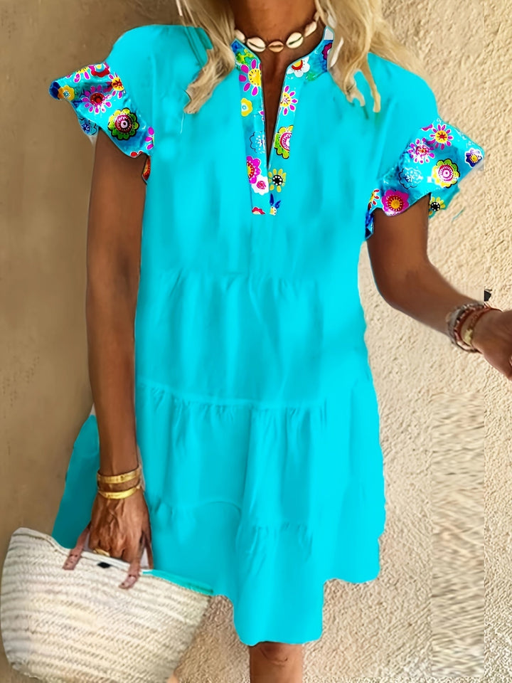 Dextra | Boho Chic Mini Dress