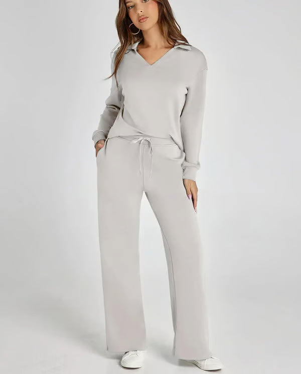 Abby  | Fall Transition 2-Piece Set - Breathable & Wrinkle Resistant