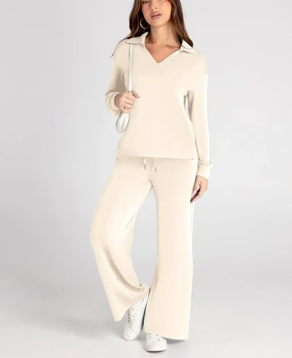 Abby  | Fall Transition 2-Piece Set - Breathable & Wrinkle Resistant