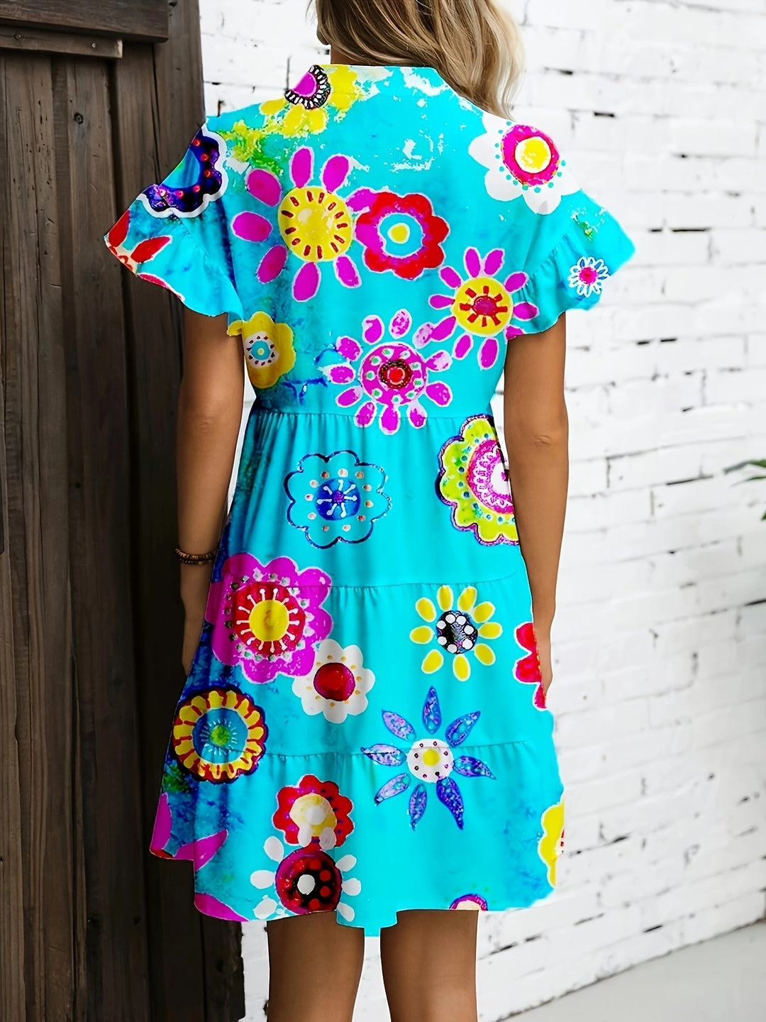 Yamina | Boho Chic Mini Dress