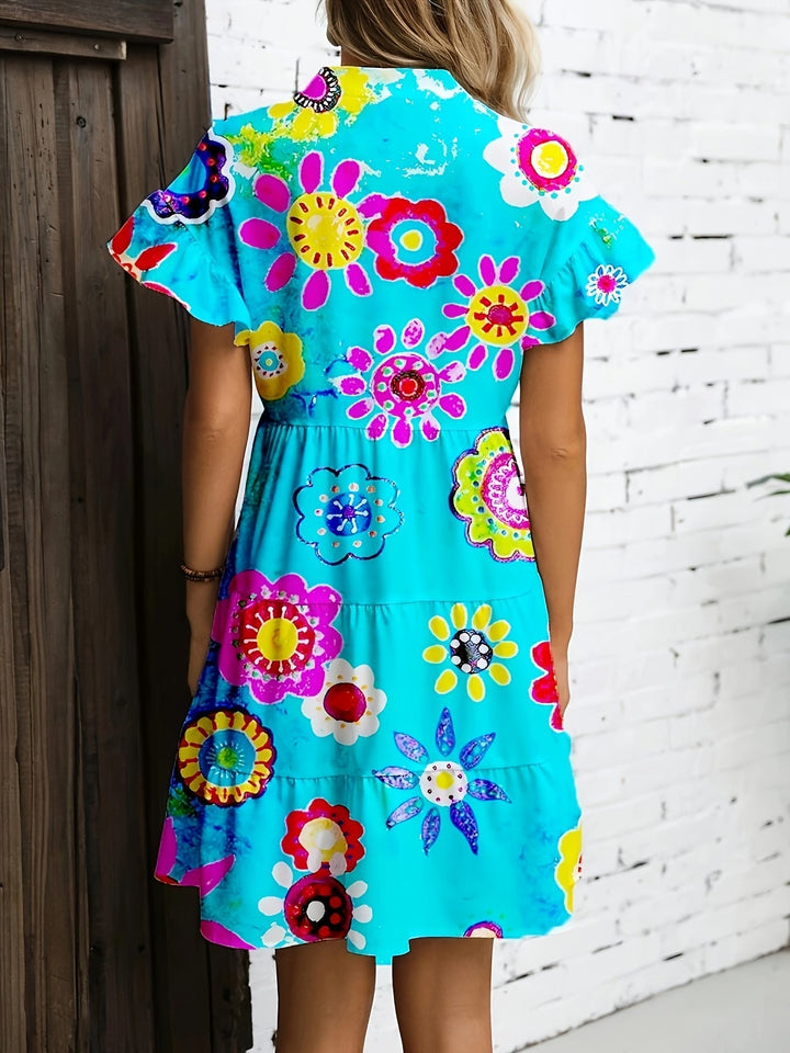 Yamina | Boho Chic Mini Dress