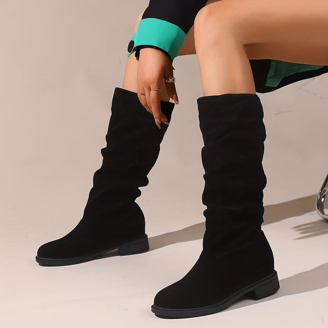 Women's Slouchy Mid Calf Boots