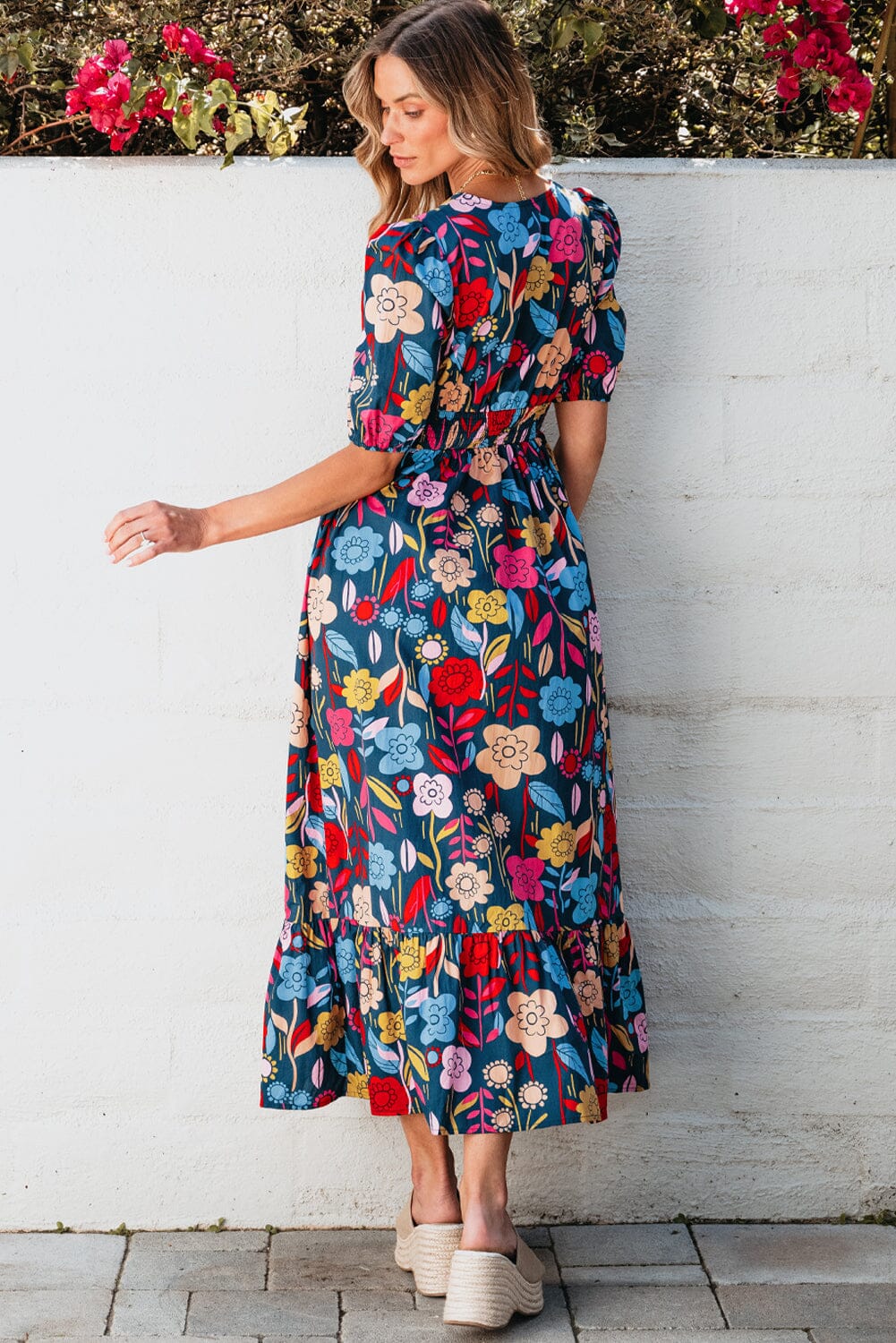 VIRENA RETRO MAXI DRESS