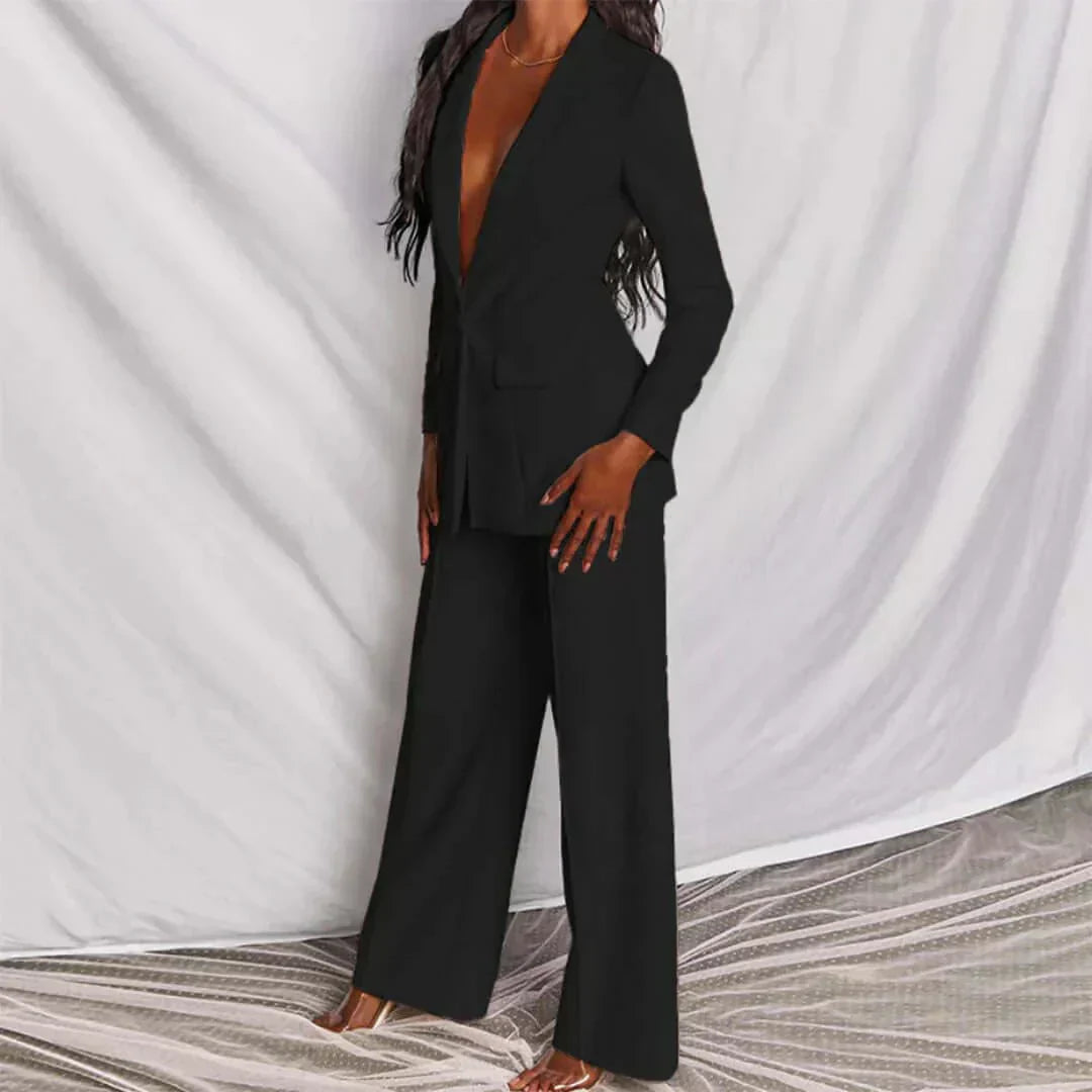 Addison™ - Tailored Blazer & Wide-Leg Trousers