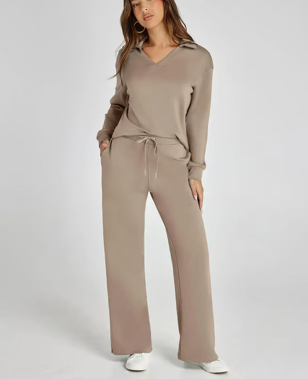 Abby  | Fall Transition 2-Piece Set - Breathable & Wrinkle Resistant