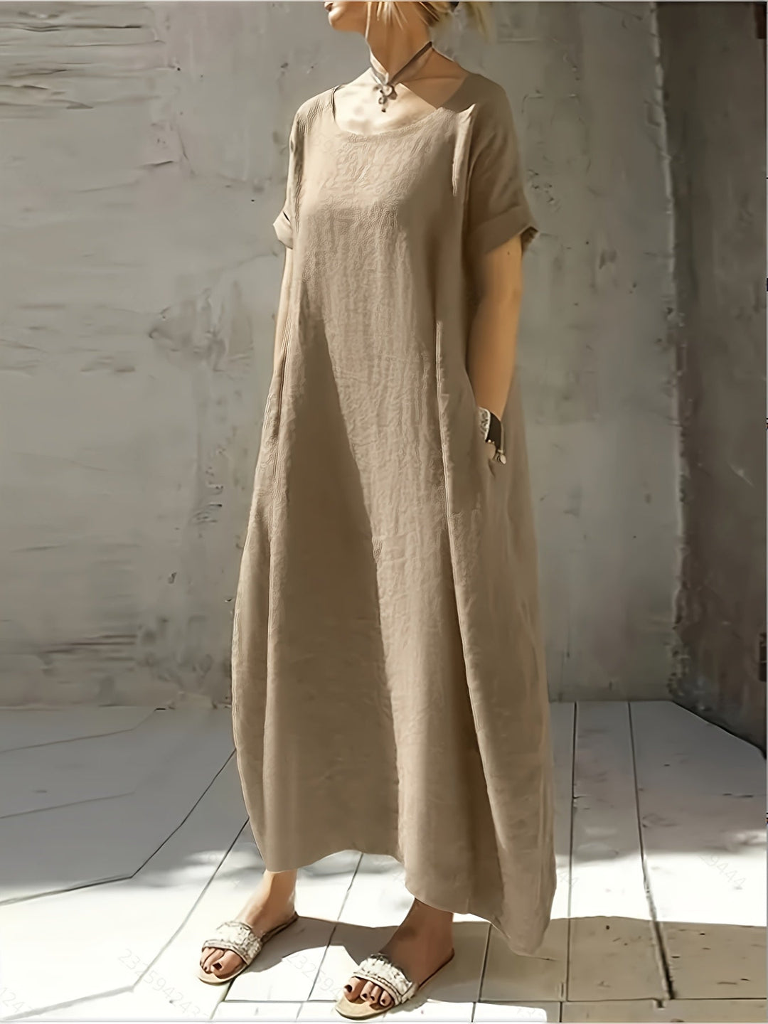 Alyanna | Elegant Summer Pocket Dress