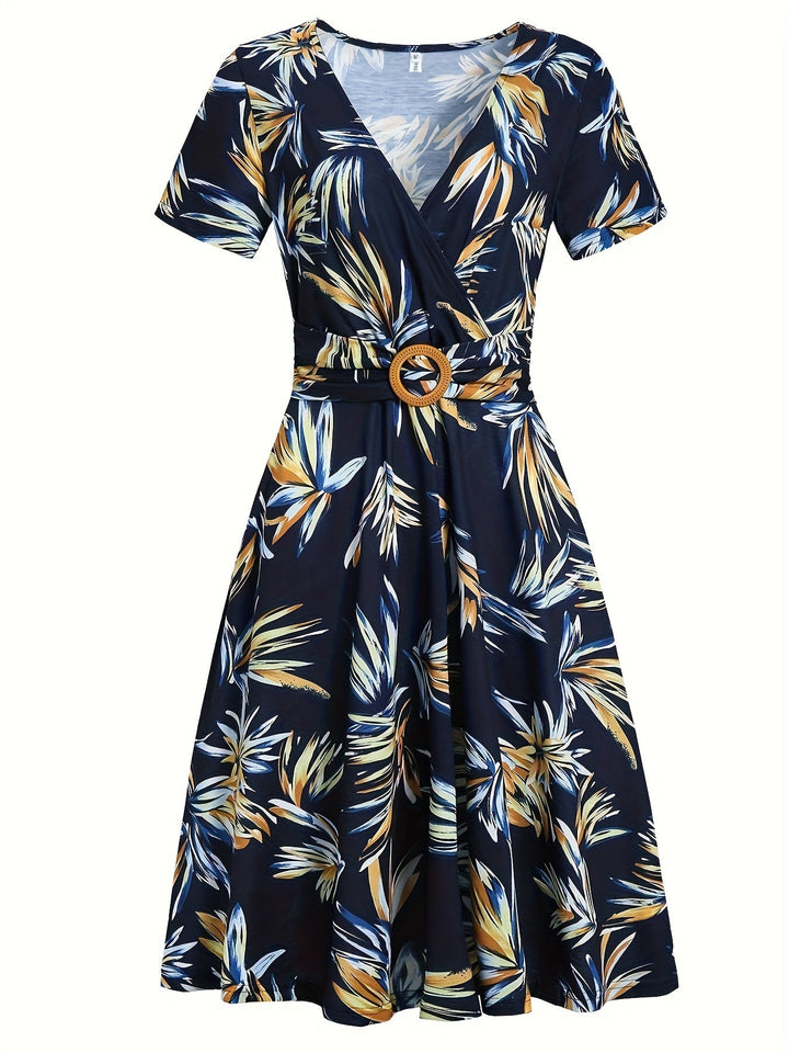 Victoria™ - Elegant Tropical Dress
