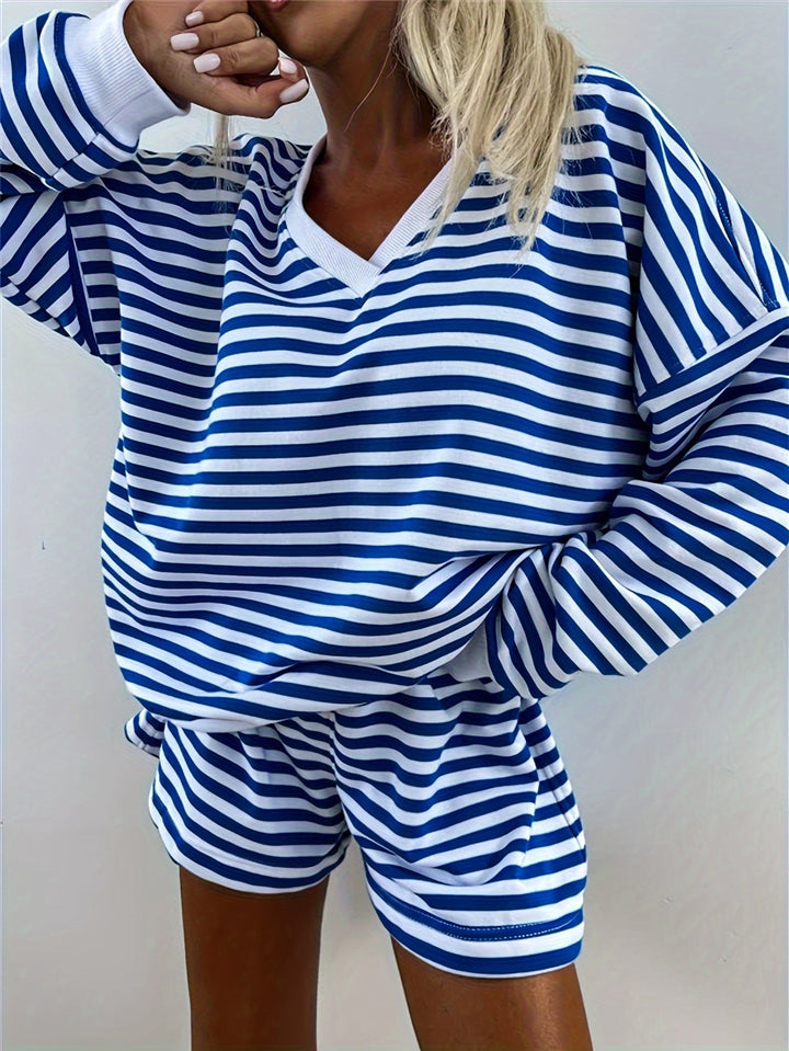 Brooklyn™ – Casual Striped Lounge Set