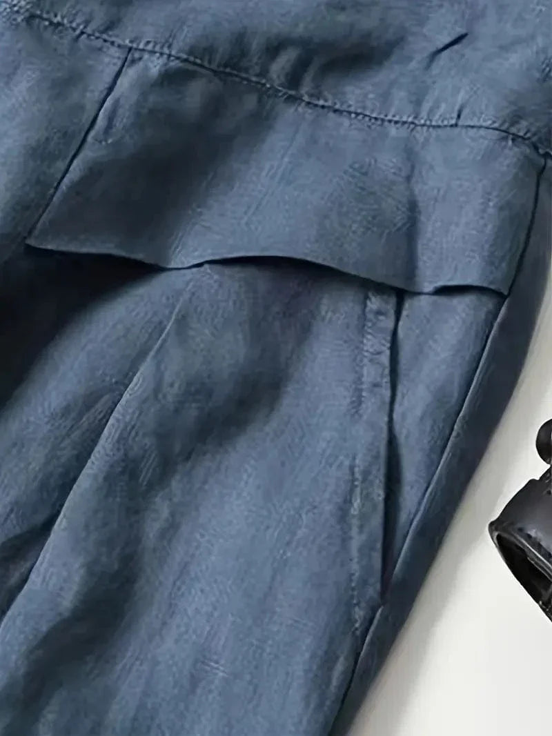 Anina Wide Leg Linen Pants